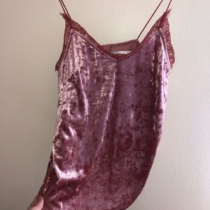 Velvet tank